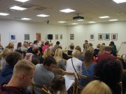 Enlarge image Q&A session with a writer: 
