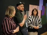 Enlarge image RUSTLINGS FROM THE DIM exhibition opening