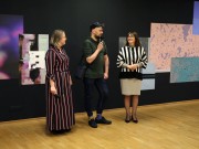 Enlarge image RUSTLINGS FROM THE DIM exhibition opening