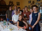 Pligrandigu la foton Renkontiĝo de la delegitaro de CLZ kun la estraro de UEA kaj la organiza komitato de la kongreso en Nitro.